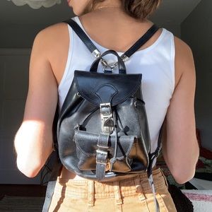 Roots Mini Leather Backpack